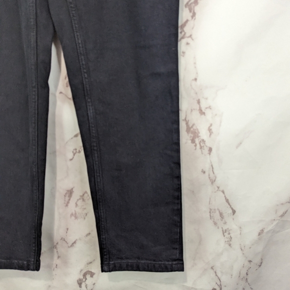 Everlane Jean The Original Cheeky Straight High Rise Coal Black Zip Denim - Picture 5 of 14